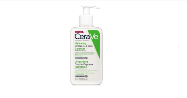 Limpiador facial de CeraVe.