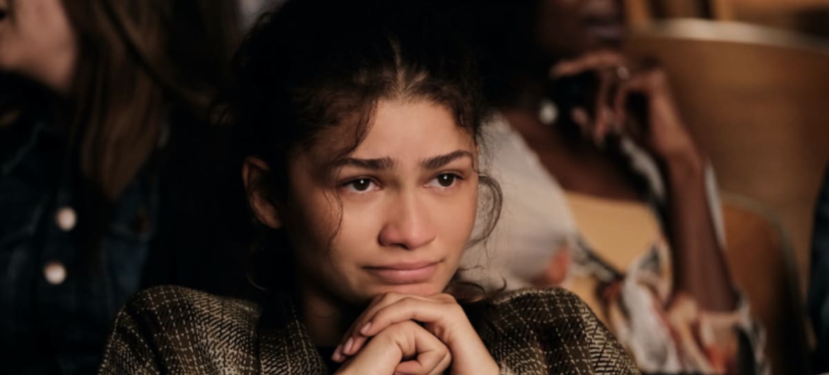 Zendaya como Rue Bennet en el último episodio de Euphoria temporada 2
