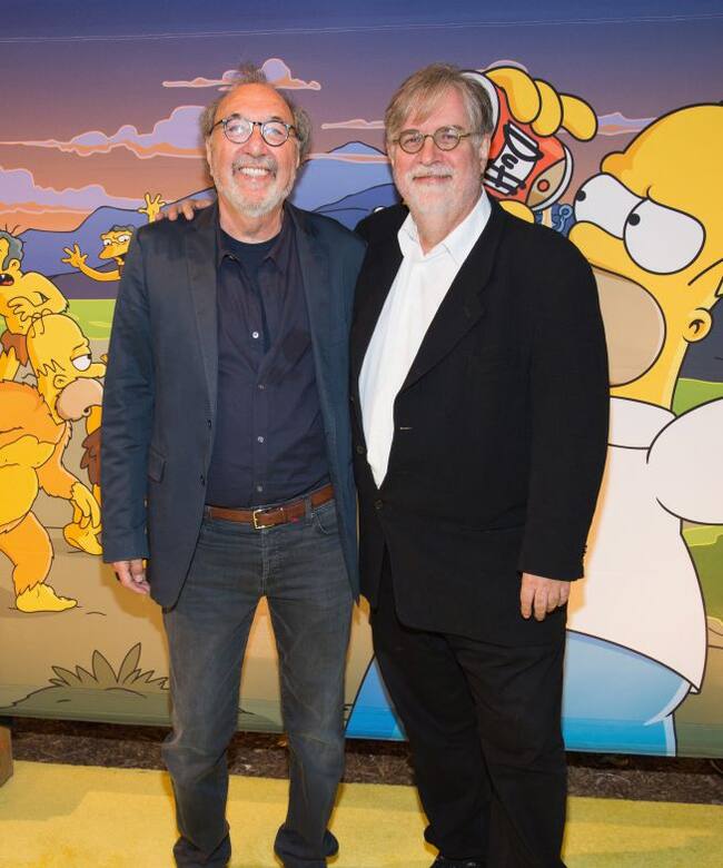James L. Brooks y Matt Groening.