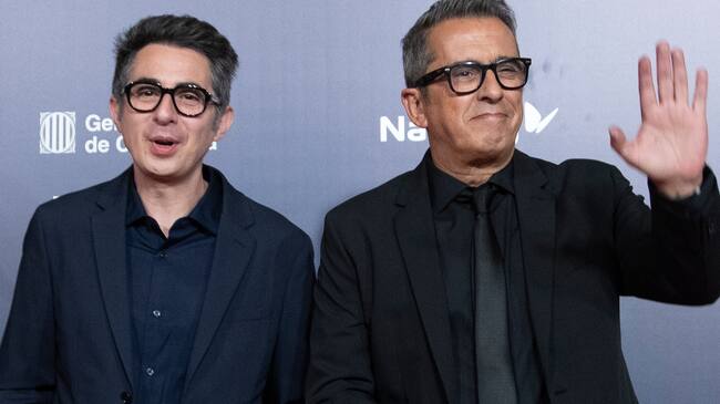 Berto Romero y Andreu Buenafuente, a su llegada a la gala SER 100