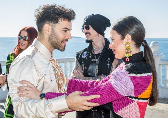 Agoney y Blanca Paloma en el Benidorm Fest 2023.