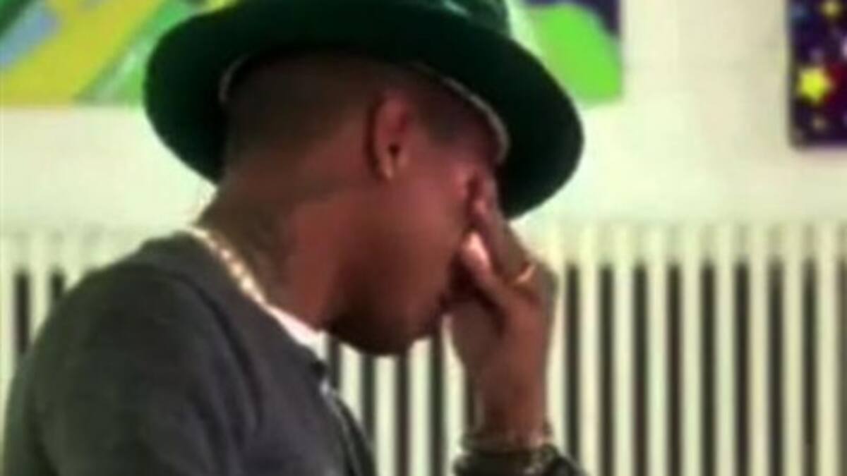 Pharrell Williams lloró en una entrevista