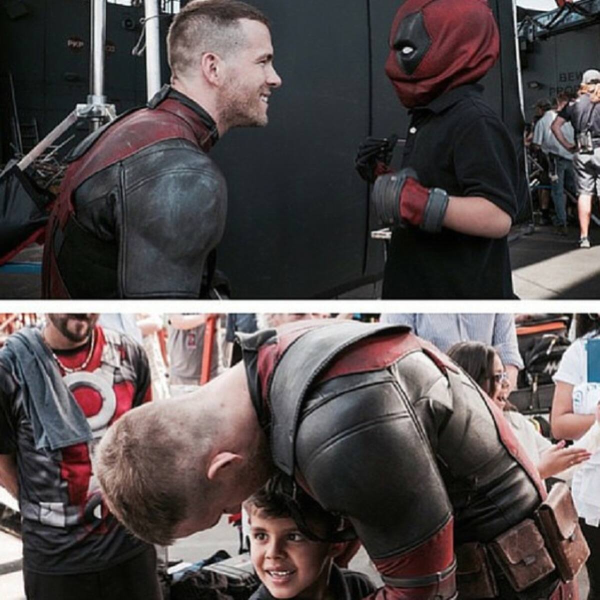 Ryan Reynolds le cumple el sueño a un niño