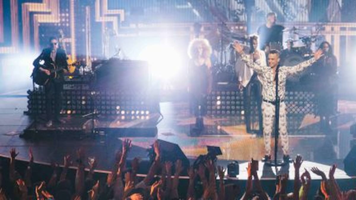 #AMF10: Calvin Harris y Robbie Williams hicieron vibrar a Londres!
