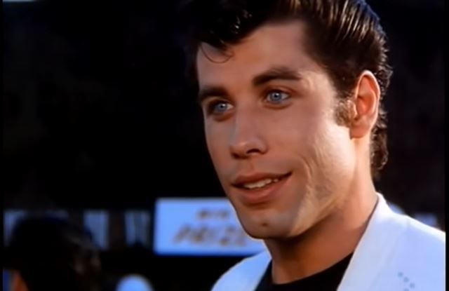 John Travolta en la película Grease.