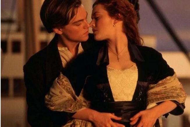 Jack y Rose en &#039;Titanic&#039;.