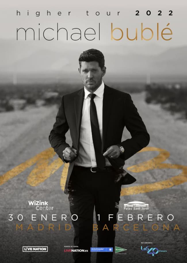 Michael Bublé presentará su 'Higher Tour' en España en 2023.