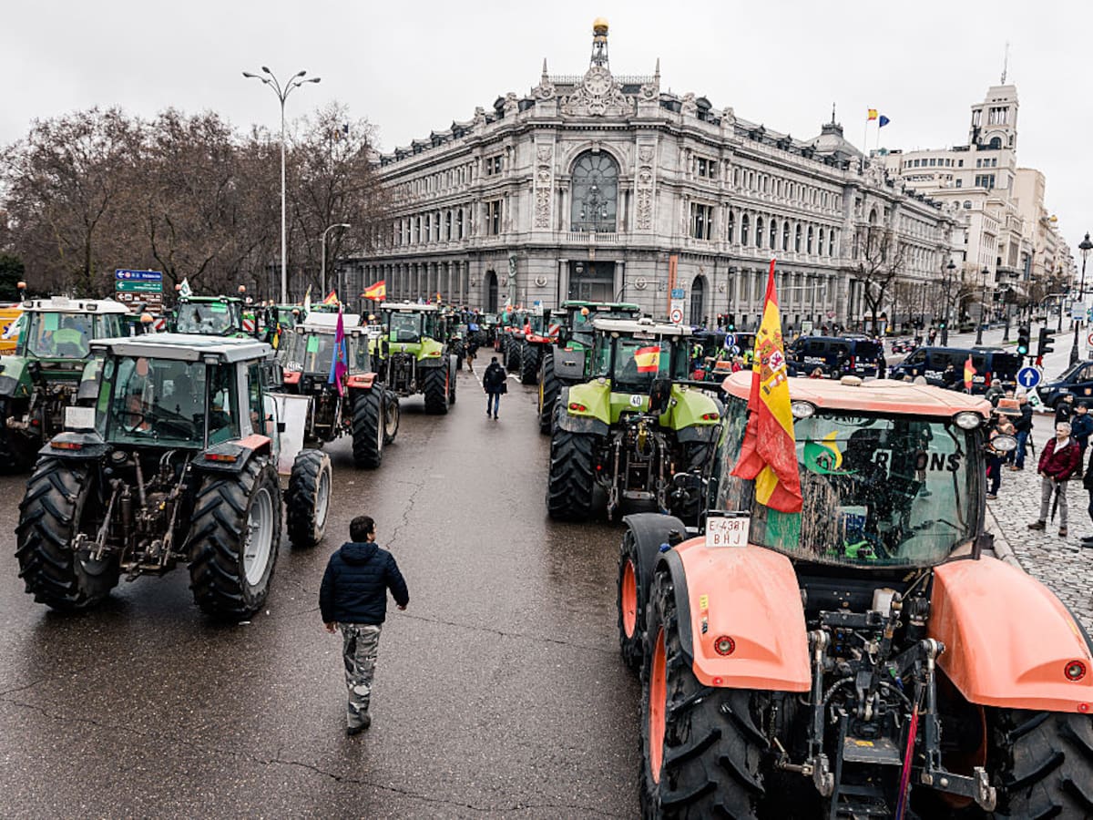 Tractorada en Madrid hoy: cortes de tráfico, recorrido e incidencias en la ciudad