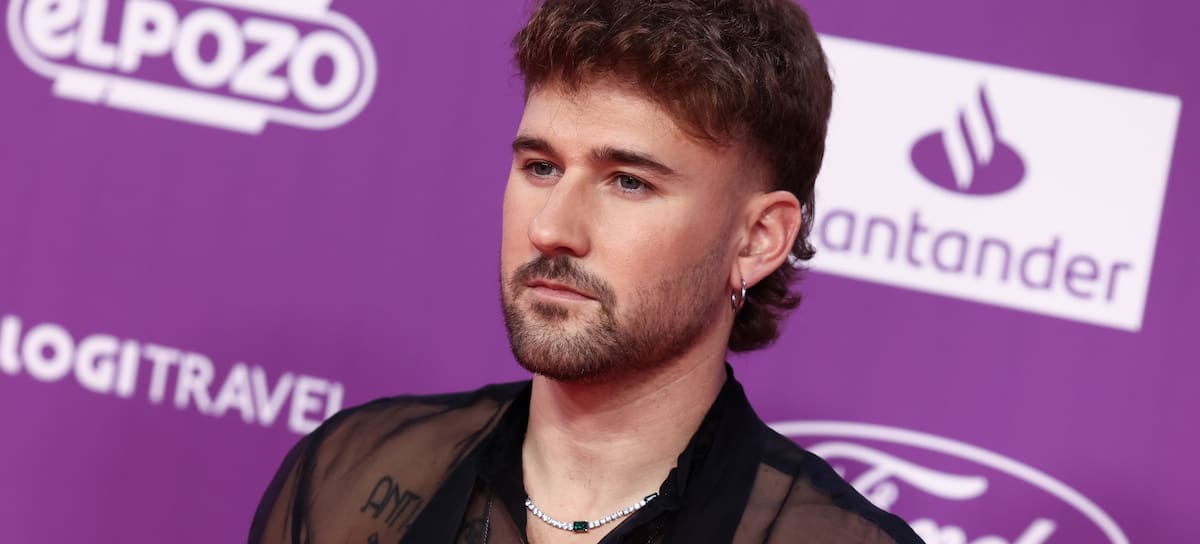 Dani Fernández en LOS40 Music Awards Santander 2025.