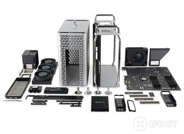 El Mac Pro desmontado por iFixit