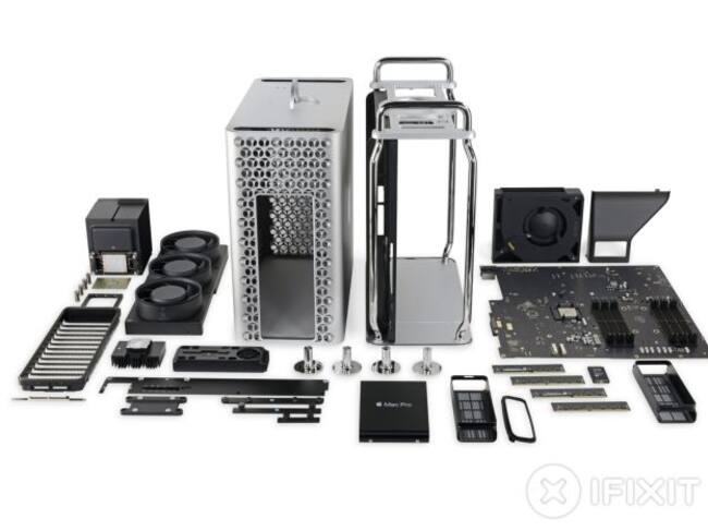 El Mac Pro desmontado por iFixit