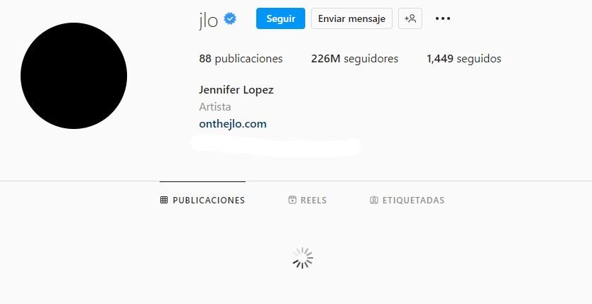 Captura Instagram @jlo