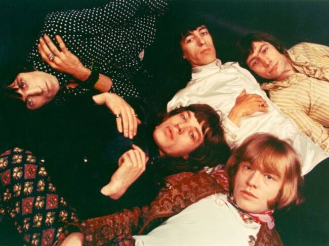 The Rolling Stones en 1968.