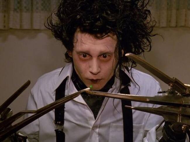 Eduardo Manostijeras (interpretado por Johnny Depp) es uno de los referentes de David Lafuente.