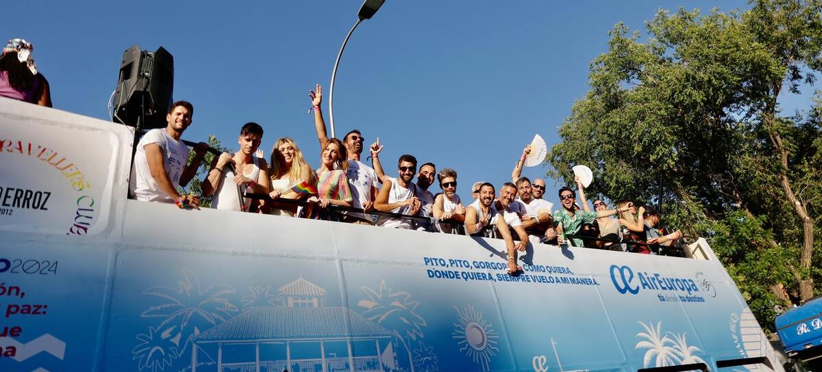 LOS40 en la carroza Air Europa