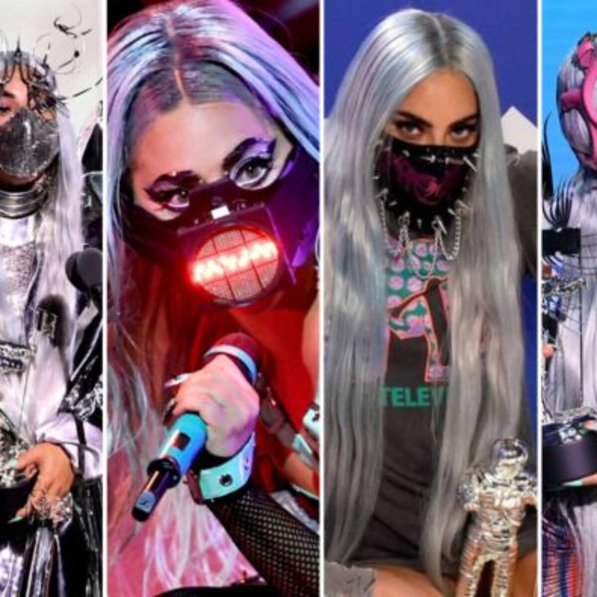 Lady Gaga reinventa el uso de las mascarillas con sus looks