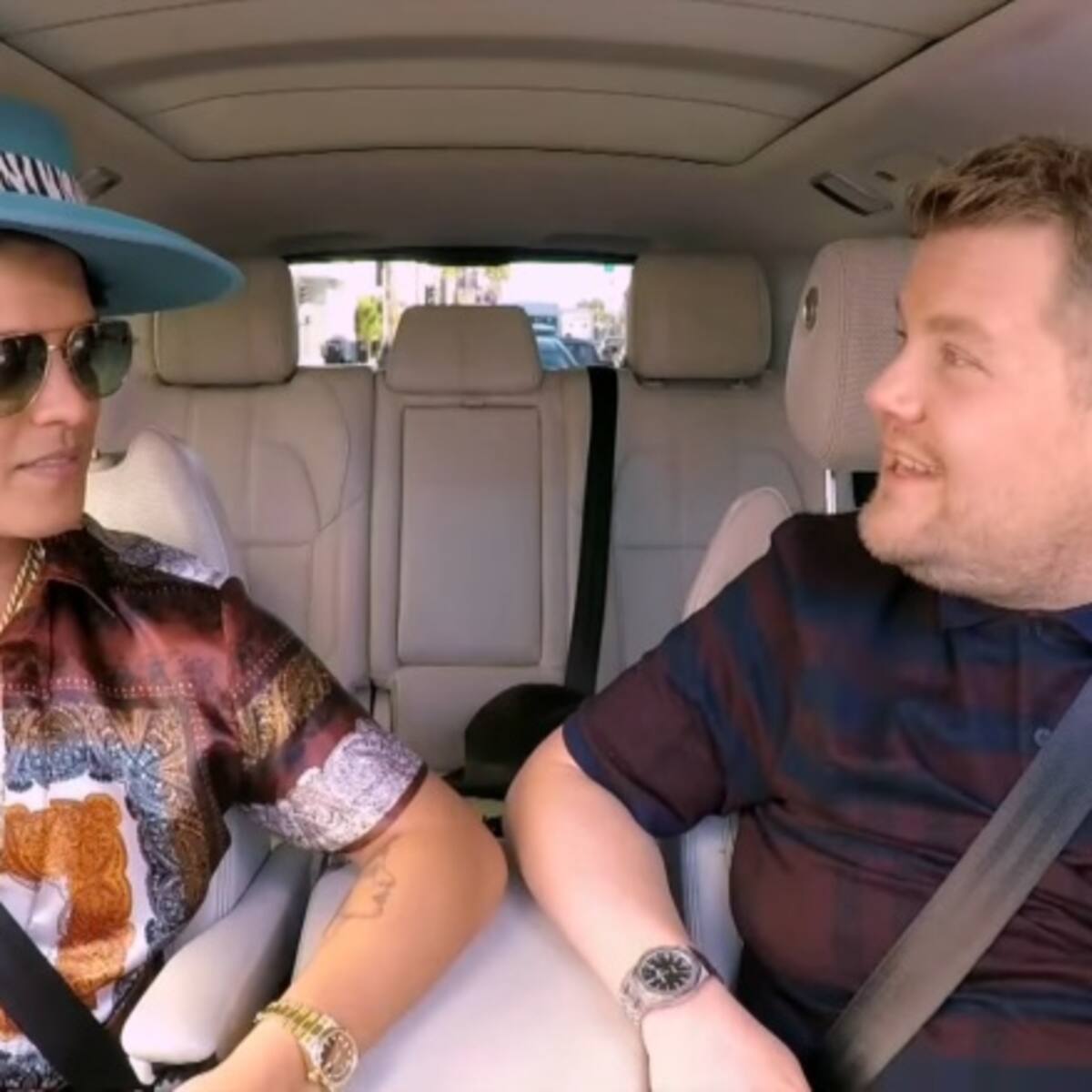 ¡Bruno Mars descontroló el Carpool Karaoke!