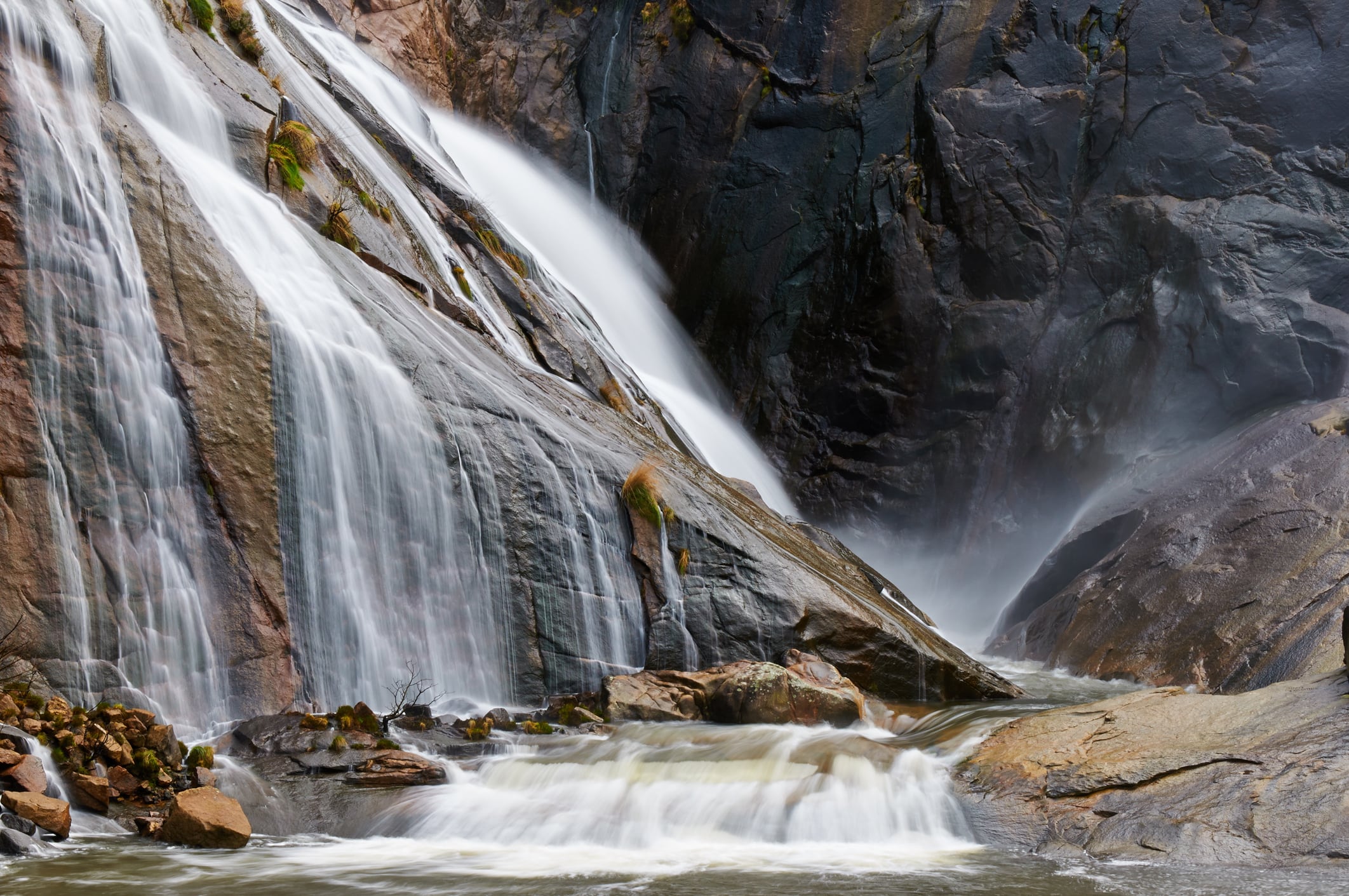 La cascada de Xallas (A Coruña).