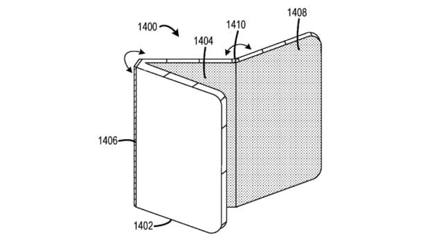 Nueva patente de doble bisagra para Microsoft.