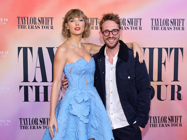Taylor Swift, en la premiere de The Eras Tour concert film con el director Sam Wrench