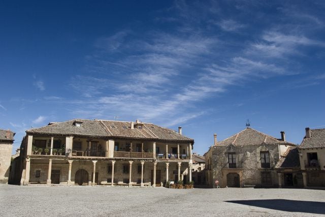 Plaza Mayor de Pedraza.