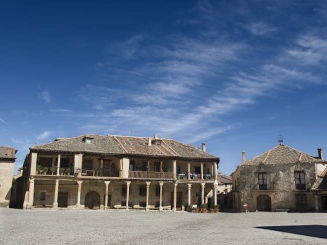 Plaza Mayor de Pedraza.