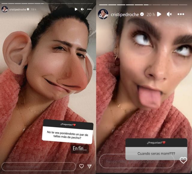Cristina Pedroche en sus stories de Instagram