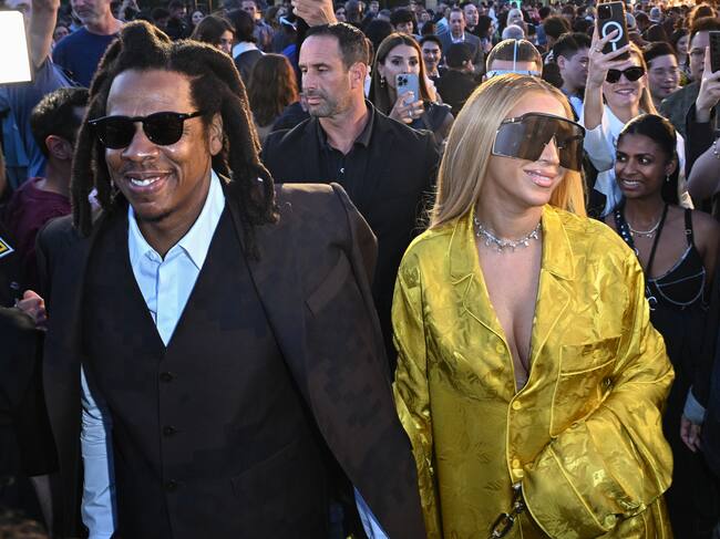 Jay-Z y Beyoncé en el desfile de Louis Vuitton en la Fashion Week de París, el pasado mes de junio.