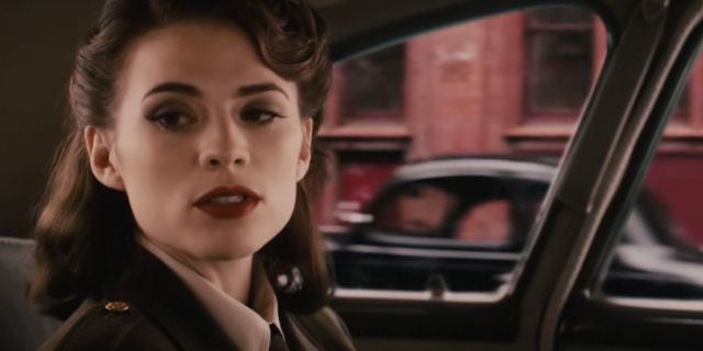 Hayley Atwell en &#039;Capitán América: El Primer Vengador&#039; como Peggy Carter.