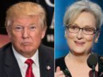 Meryl Streep es criticada por Donald Trump