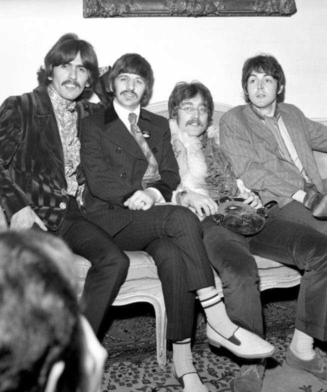 George Harrison, Ringo Starr, John Lennon y Paul McCartney, los Beatles, en 1967.