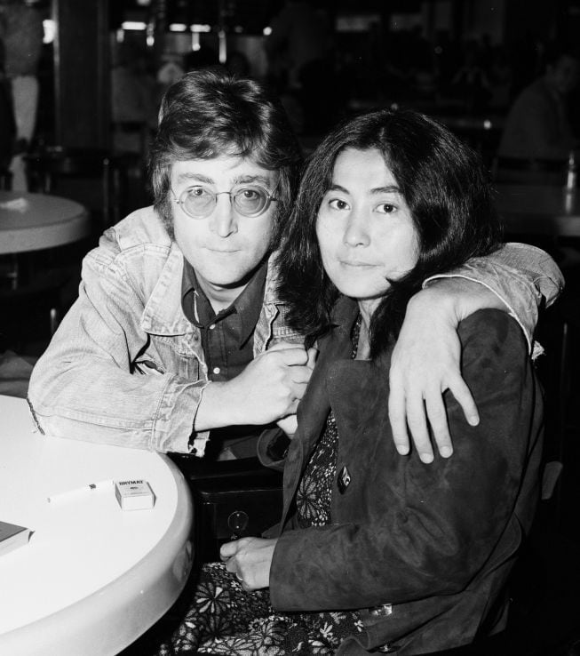 John Lennon y Yoko Ono, 1971. 