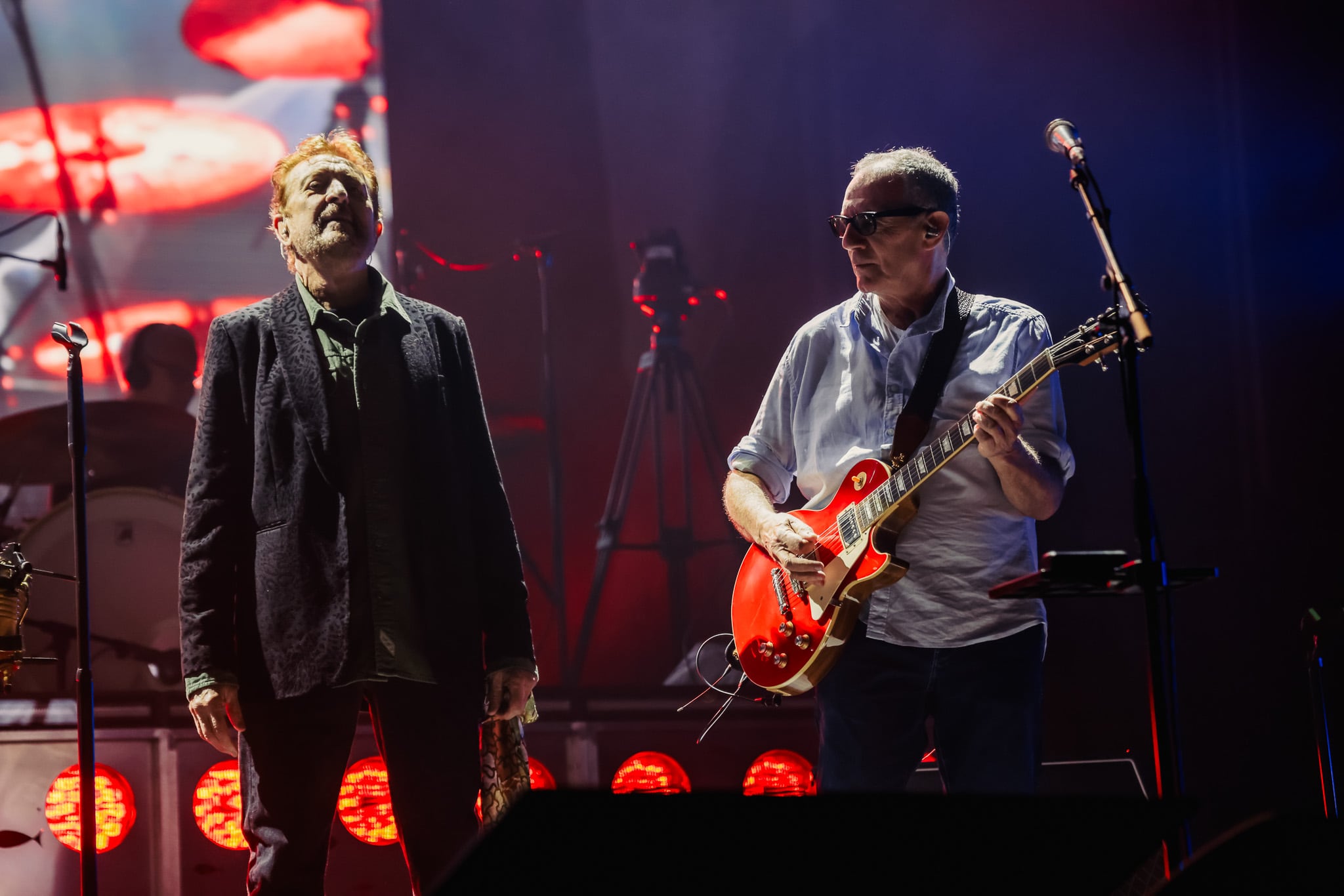 Manolo García y Quimi Portet en la primera fecha de la gira de reencuentro de El Último de la Fila, en Marenostrum Fuengirola 2026.