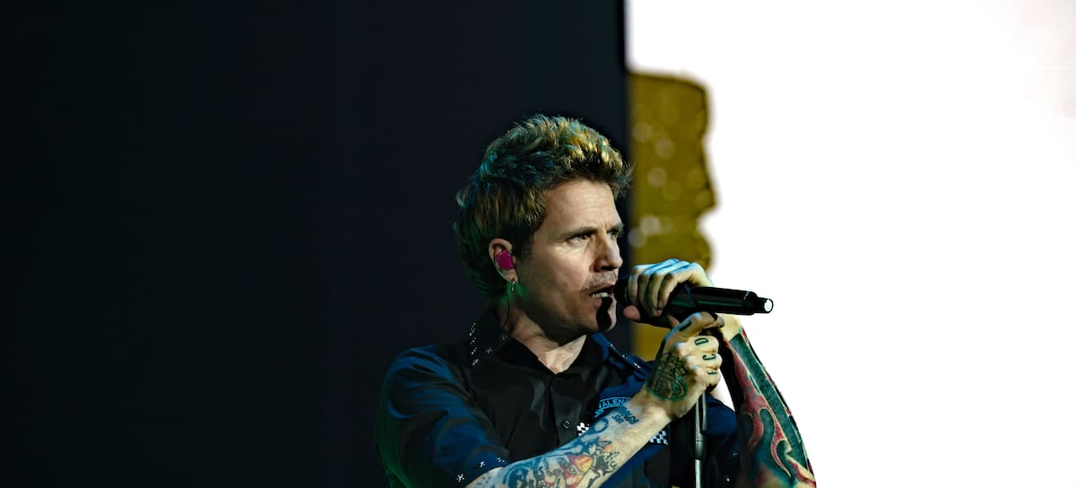Dani Martín en su show en Valencia