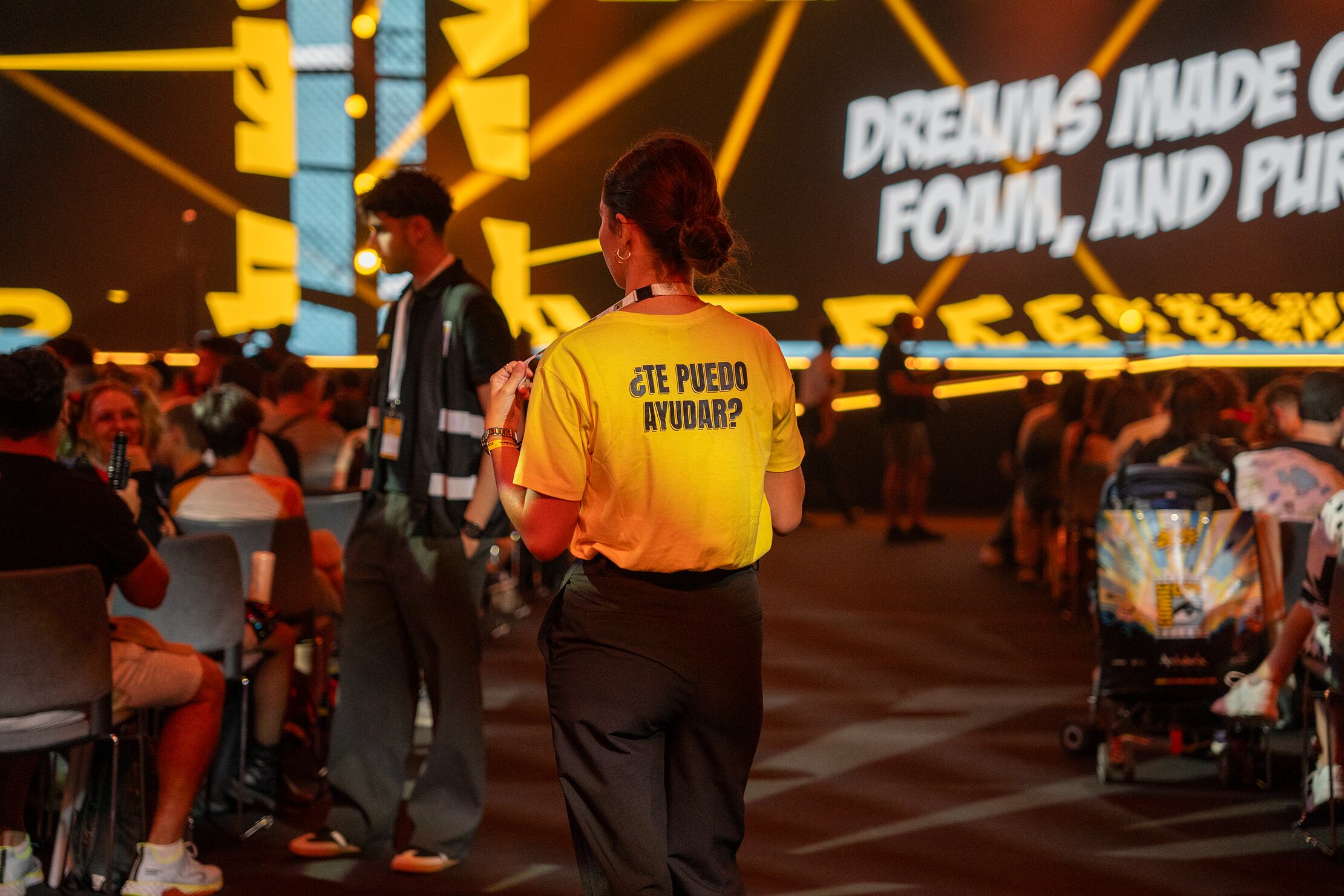 Asistente en la San Diego Comic Con Málaga.