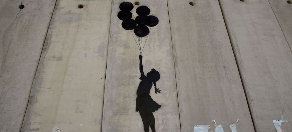 Una de las obras más famosas de Banksy