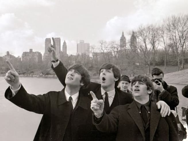 The Beatles wn Nueva York en febrero de 1964.