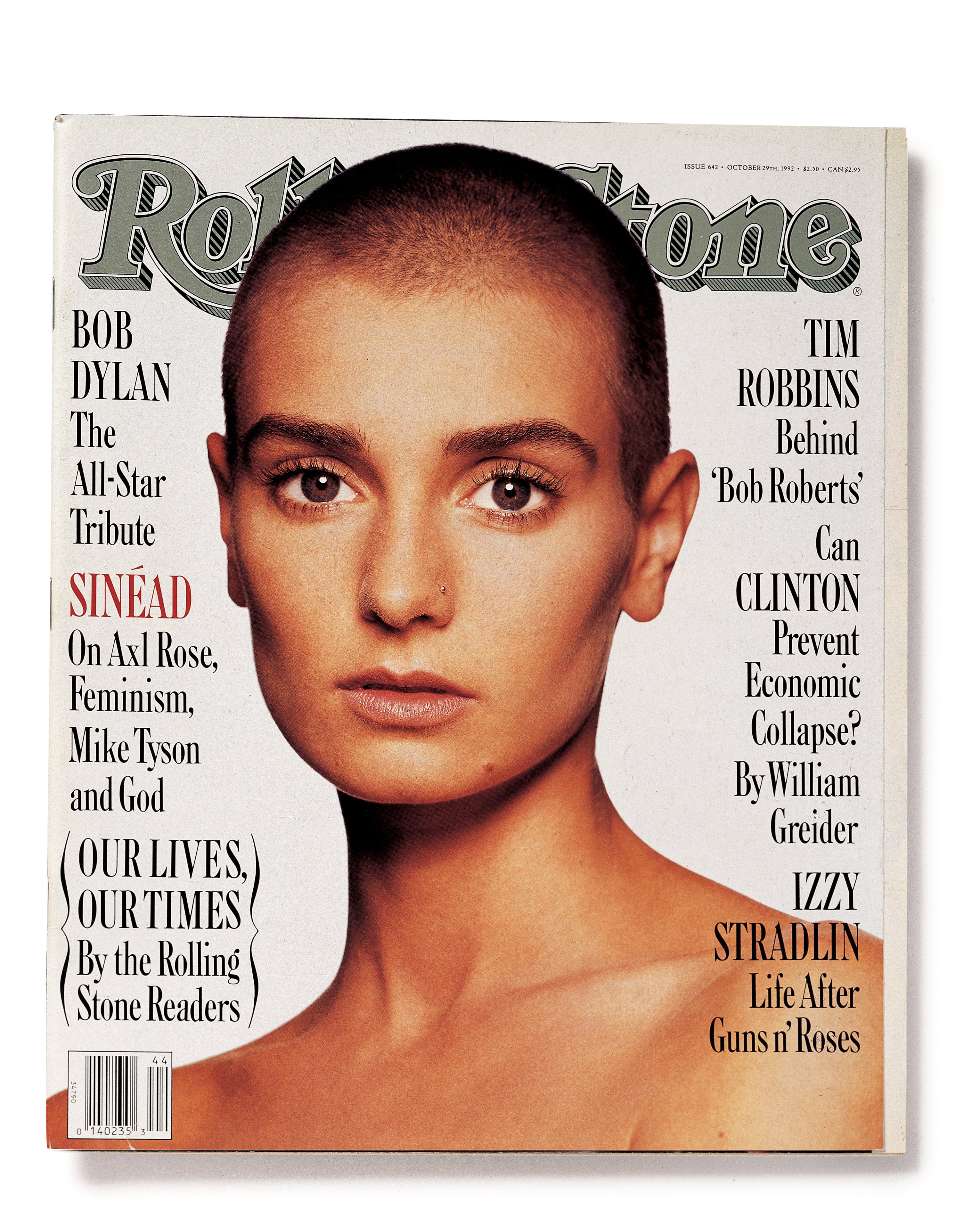 Sinead O&#039;Connor en la portada de la Rolling Stone en 1992