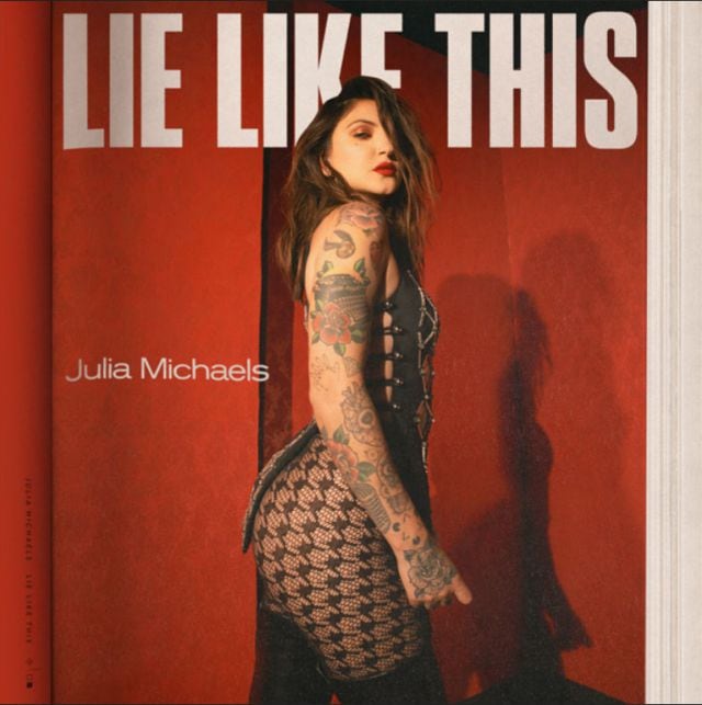 Julia Michaels, en la portada del single Lie Like This (2020)