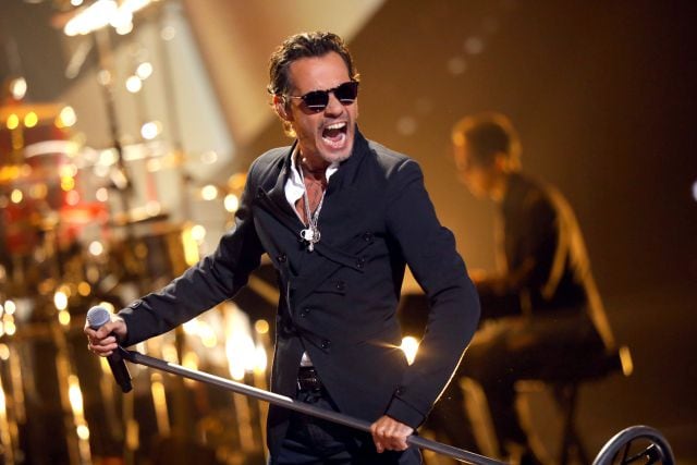 Marc Anthony demostró en el escenario por qué había ganado el premio Artista Internacional por Excelencia.