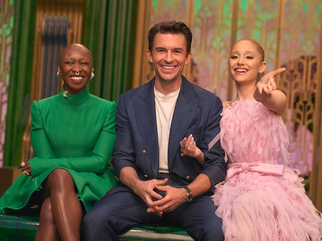 Cynthia Erivo, Jonathan Bailey y Ariana Grande