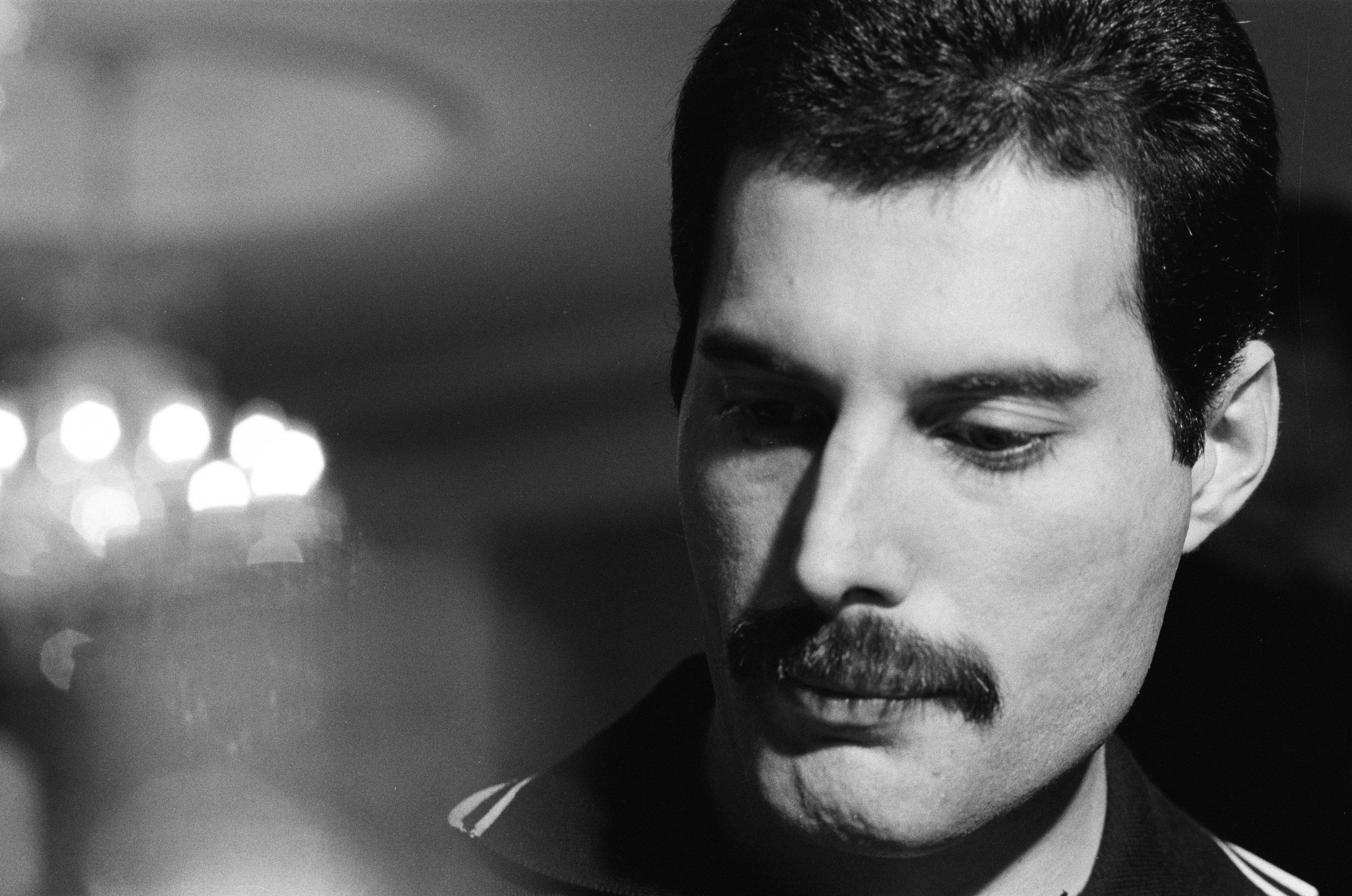 Freddie Mercury de Queen en 1982