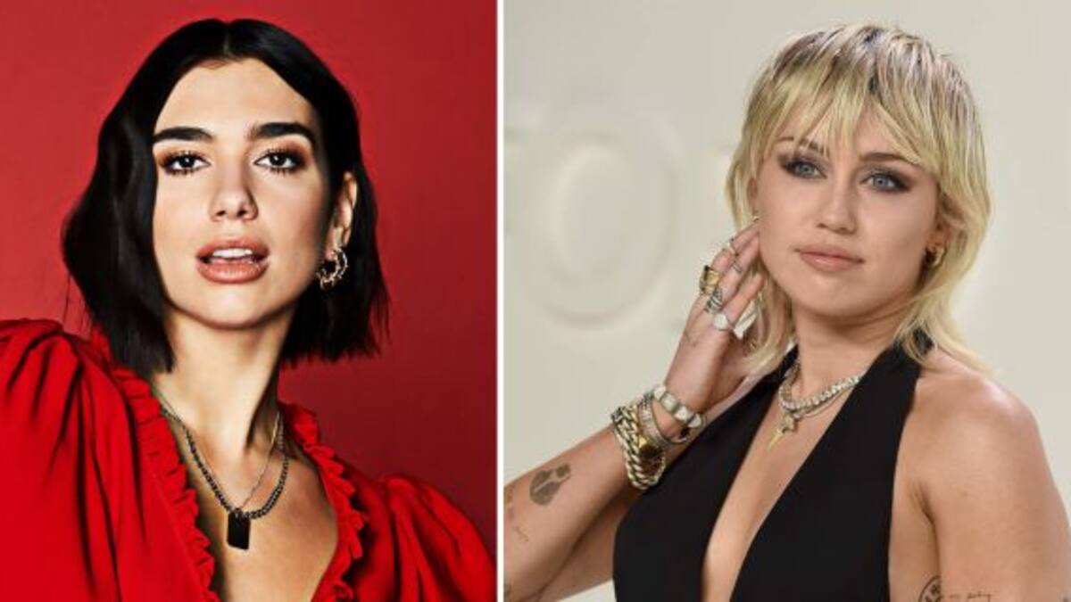 Mirá las primeras imágenes del nuevo video de Miley Cyrus y Dua Lipa