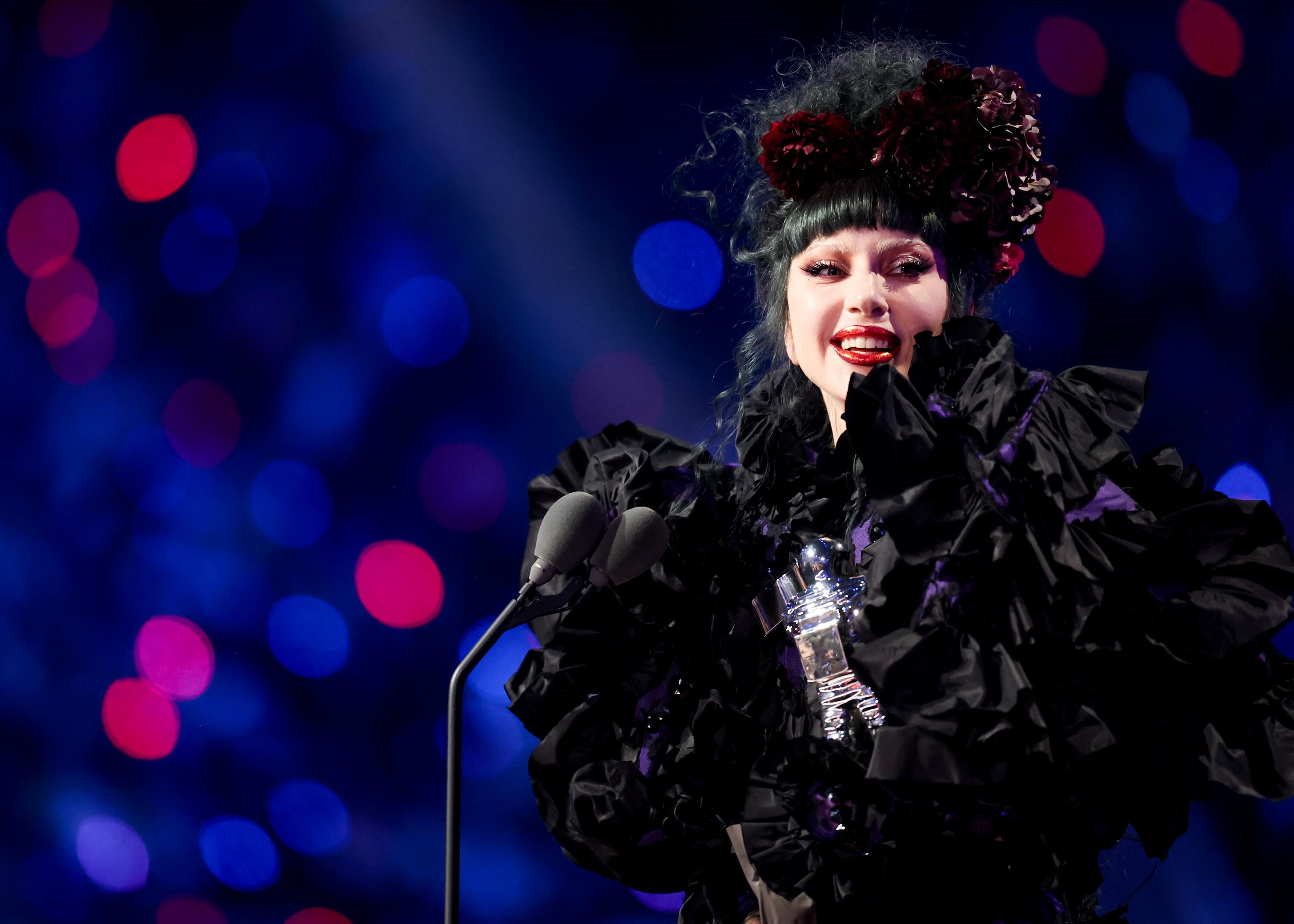 Lady Gaga en los Video Music Awards 2025 de MTV. / Christopher Polk/Billboard via Getty
