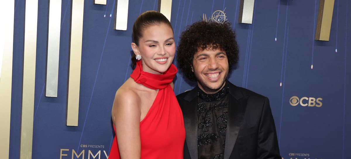 Selena Gomez y Benny Blanco en los Premios Emmy 2025.