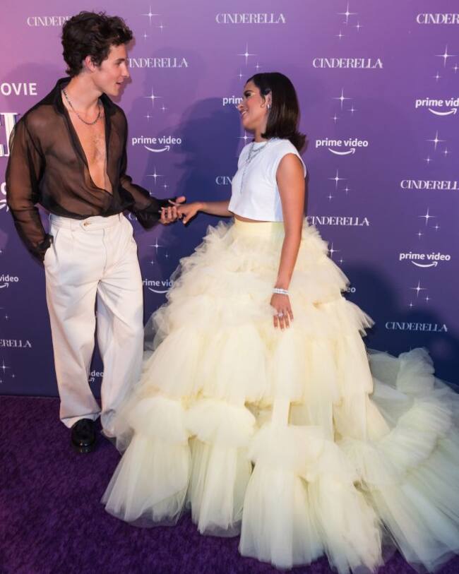 Shawn Mendes y Camila Cabello, los auténticos príncipes en el estreno de 'Cenicienta' en Miami.