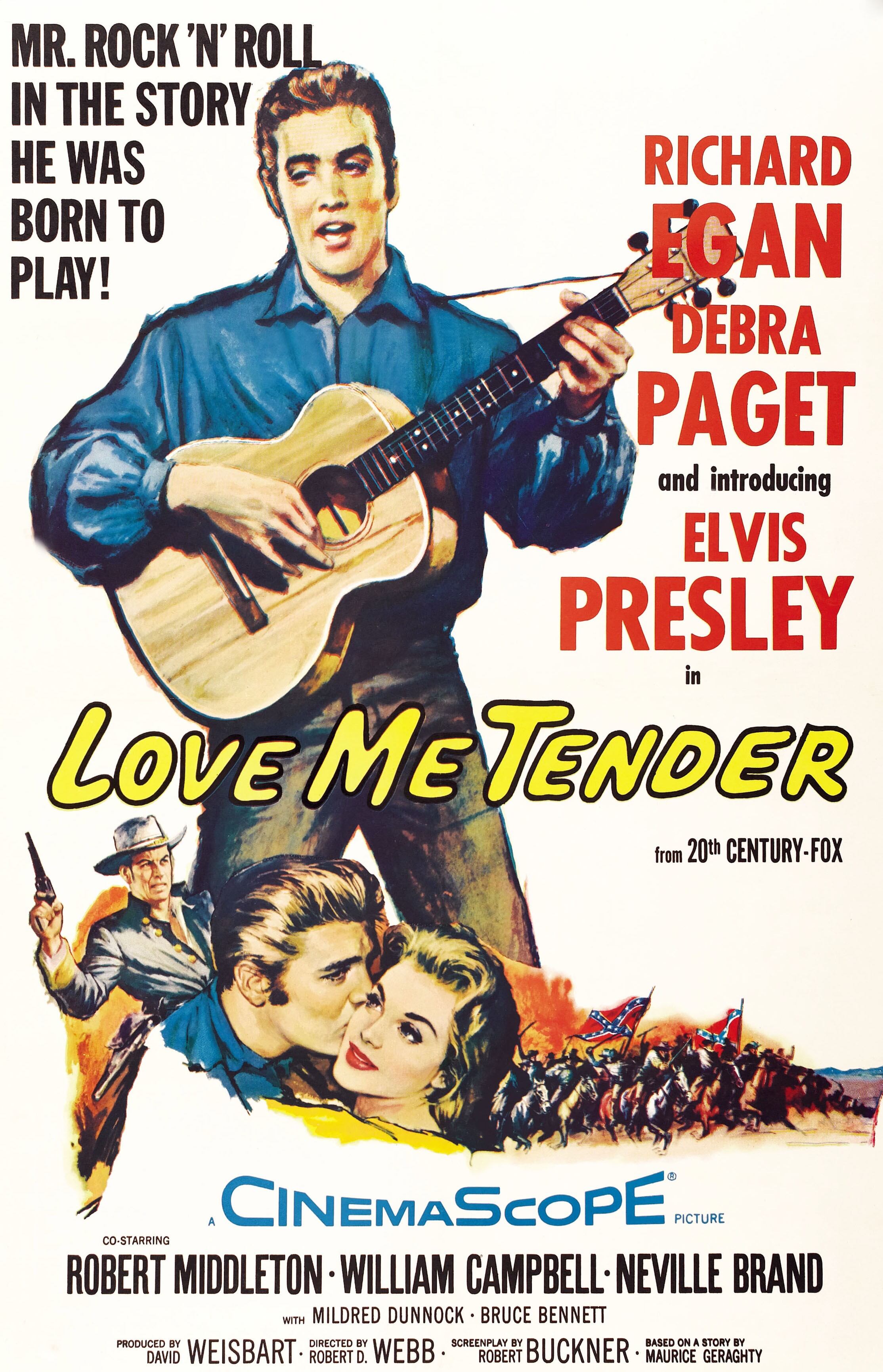 Póster de la película &#039;Love Me Tender&#039;, de Elvis Presley