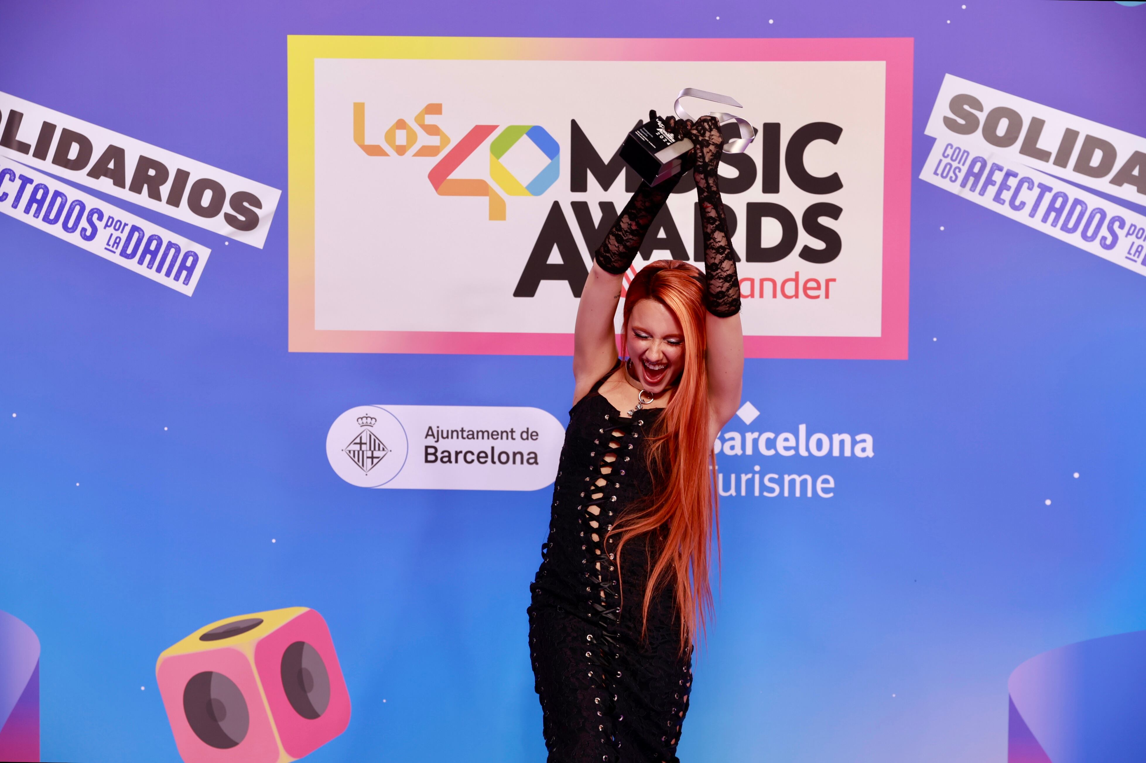 Ruslana, ganadora de LOS40 Music Awards Santander 2024 (Mejor Artista Revelación en Categoría España)