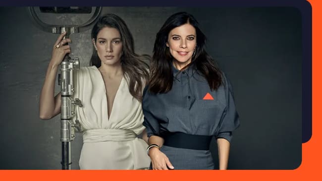 Maribel Verdú y Mariela Garriga en su visita a 'El Hormiguero'