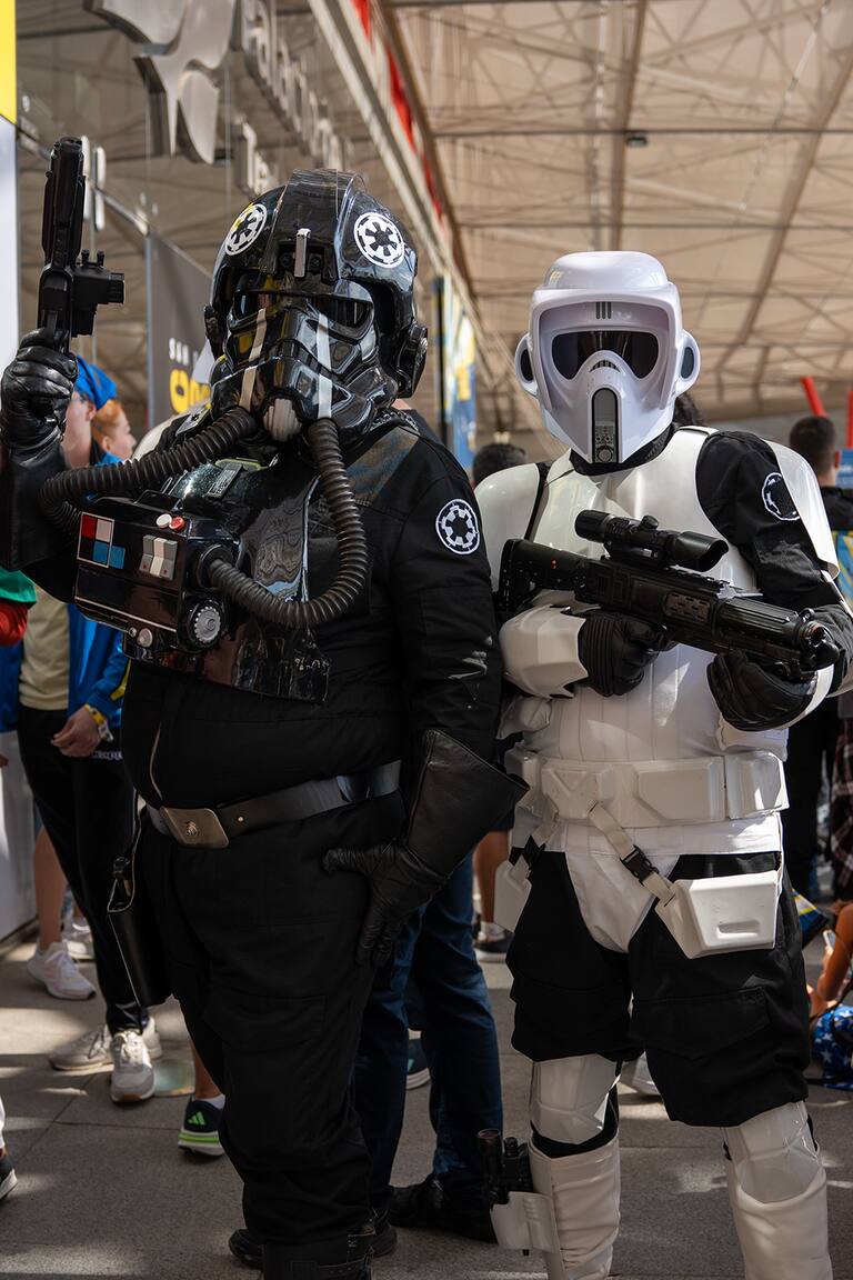 Troopers de Star Wars en la SDCC Málaga.